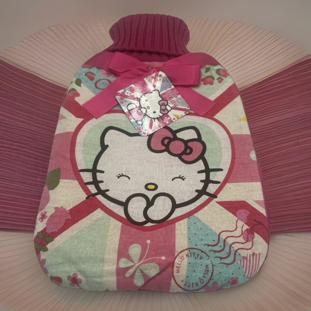 Hello Kitty Blossom Dream Hot Water Bottle and Cover Set - 2 Ltr NEW